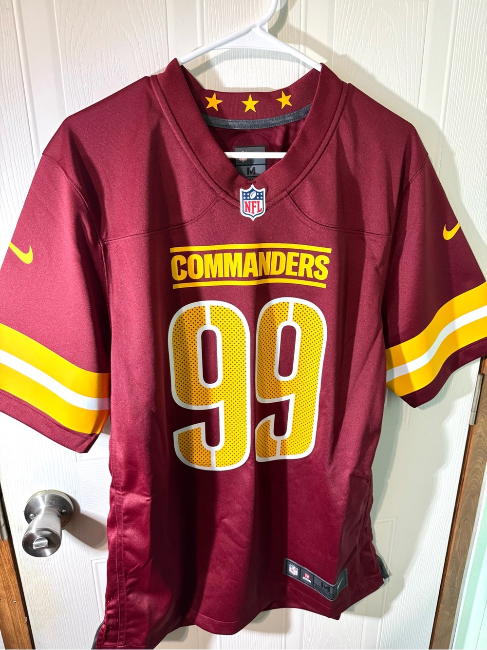 Chase Young Washington Commanders Nike Jersey - Burgundy Size M